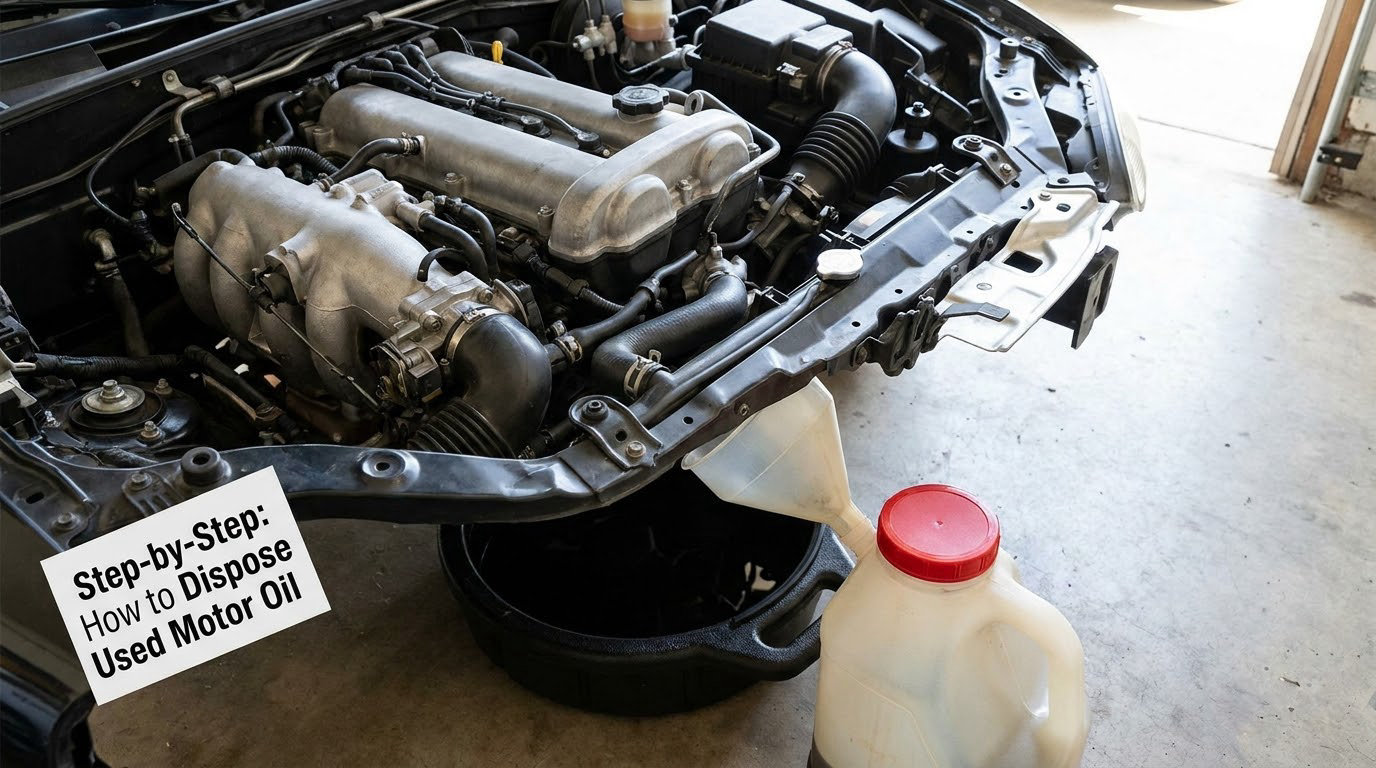 Step-by-Step: How to Dispose of Used Motor Oil