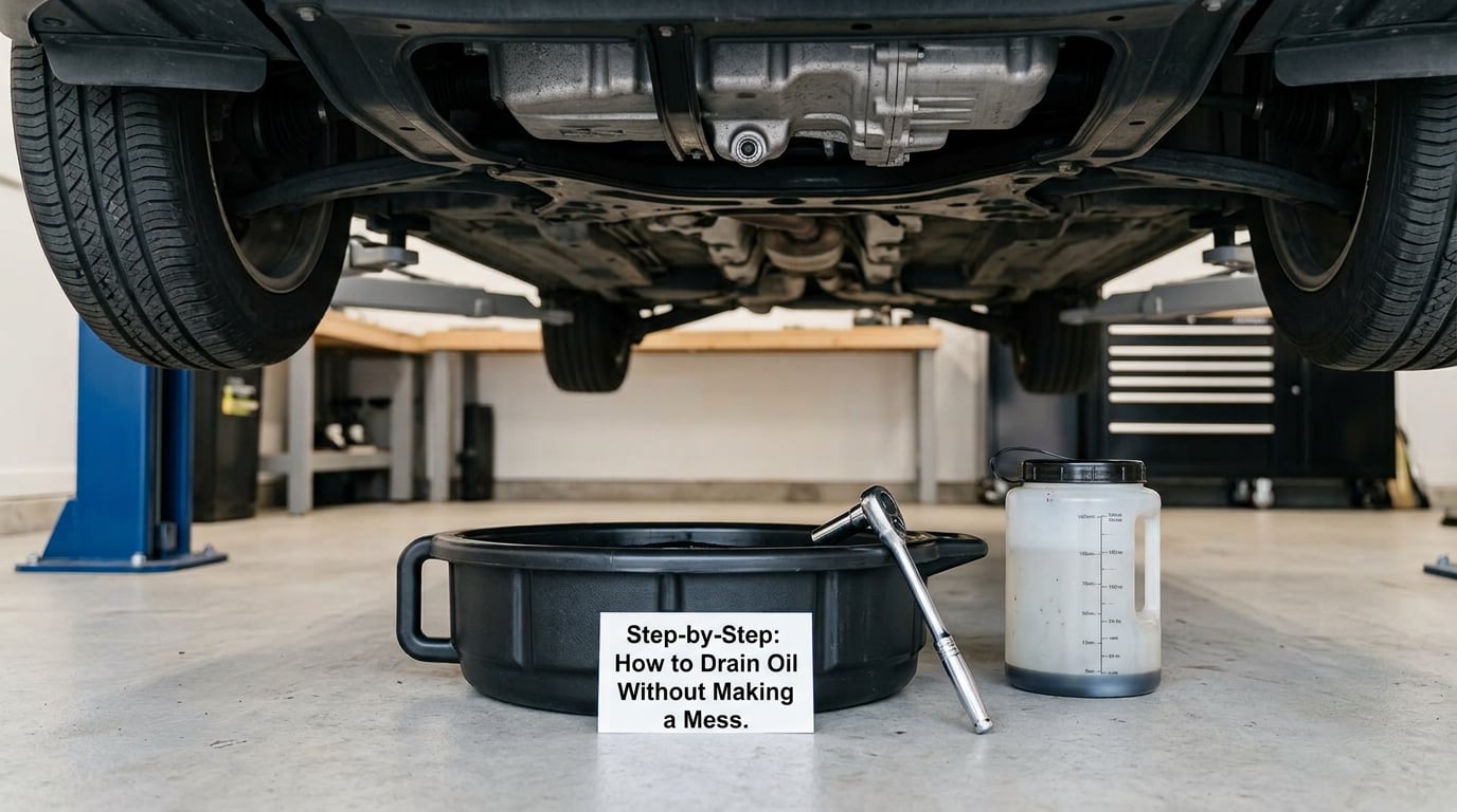 Step-by-Step: How to Drain Oil Without Making a Mess