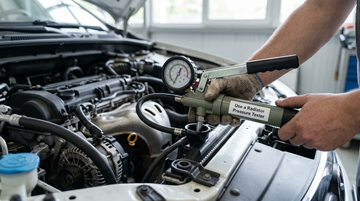 Use a Radiator Pressure Tester