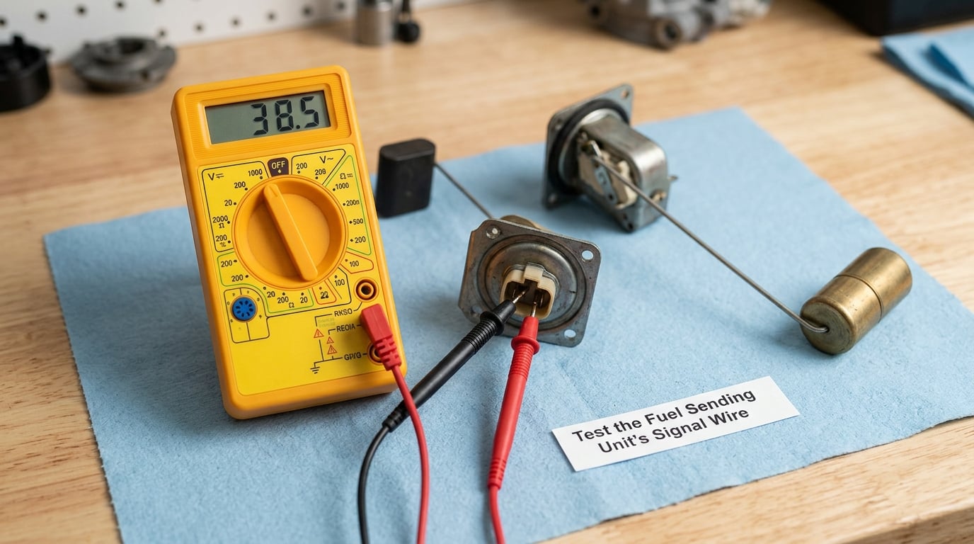 Test the Fuel Sending Unit's Signal Wire