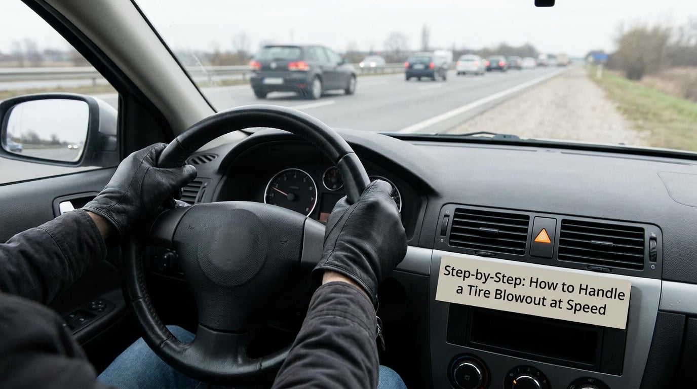 Step-by-Step: How to Handle a Tire Blowout at Speed