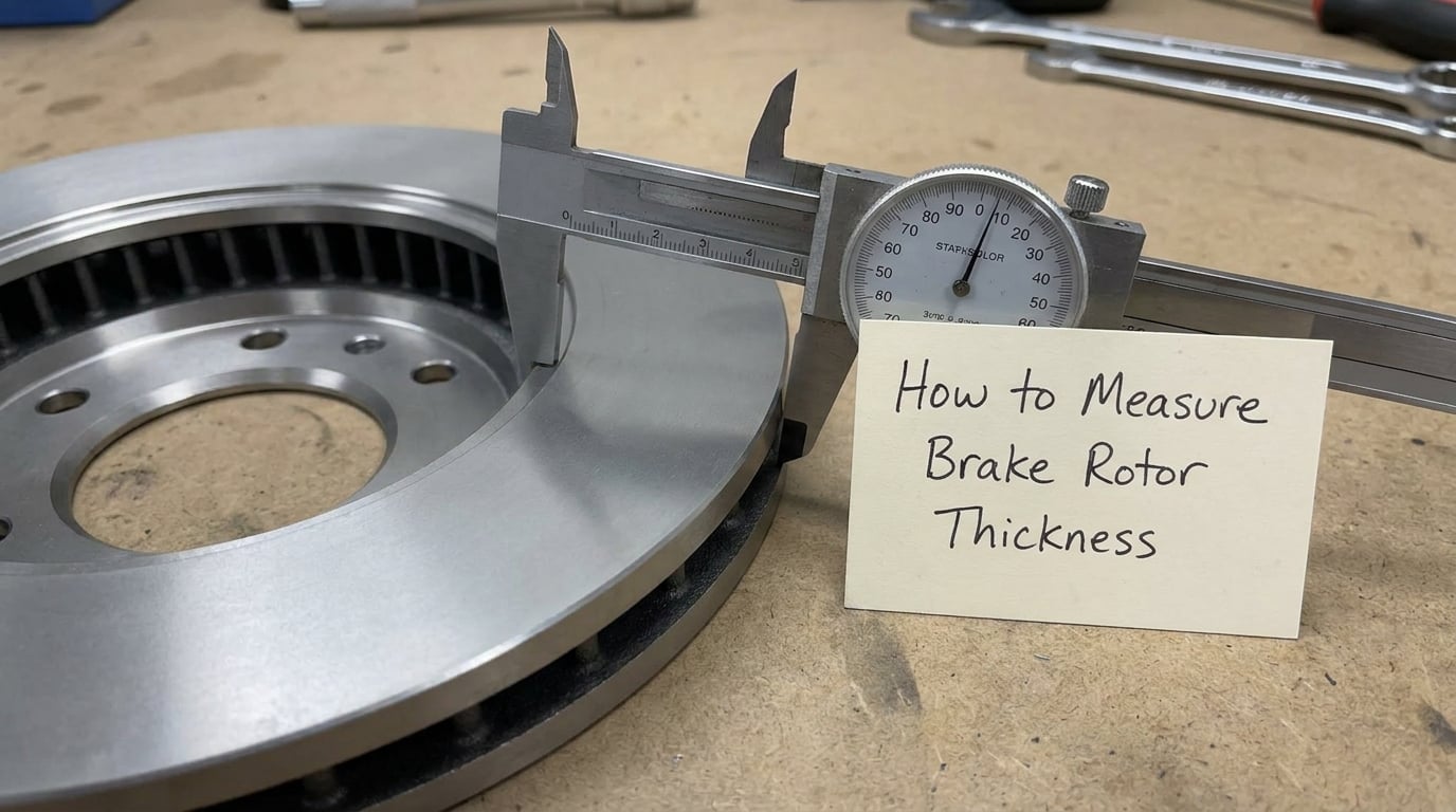 How to Measure Brake Rotor Thickness