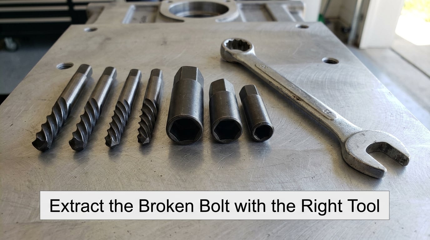 Extract the Broken Bolt with the Right Tool