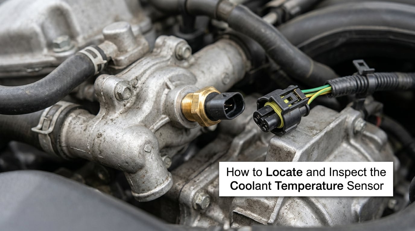 How to Locate and Inspect the Coolant Temperature Sensor