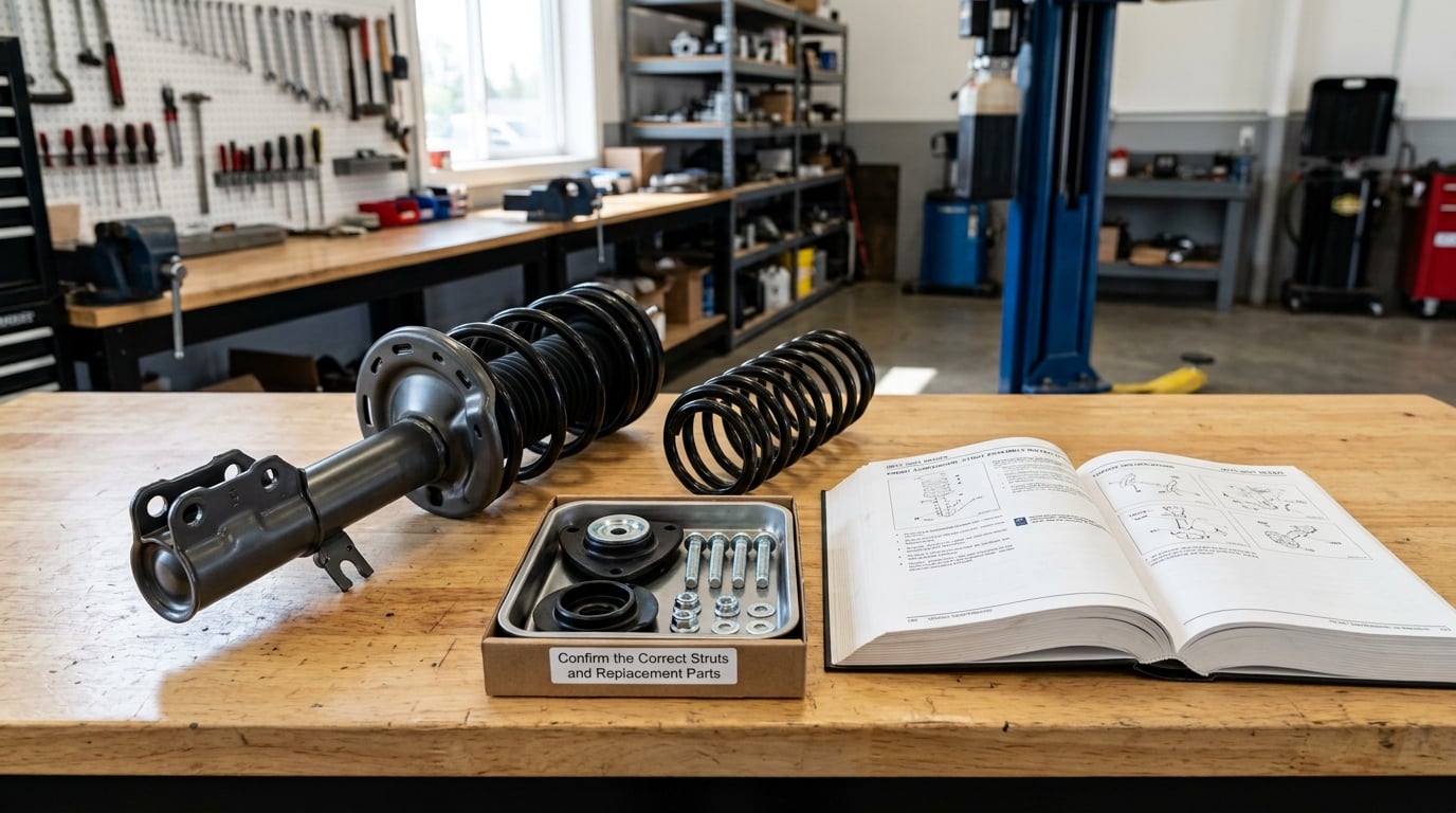 Confirm the Correct Struts and Replacement Parts