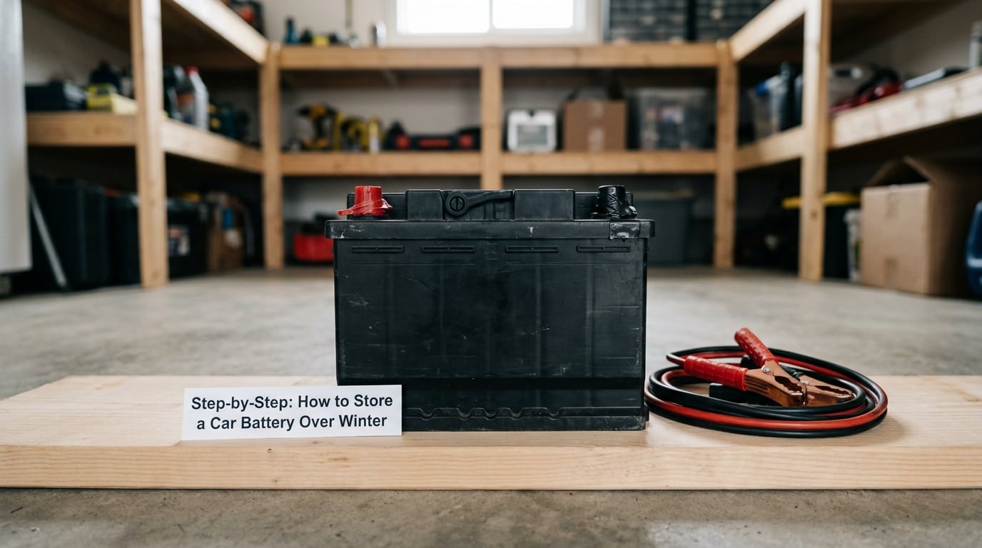 Step-by-Step: How to Store a Car Battery Over Winter