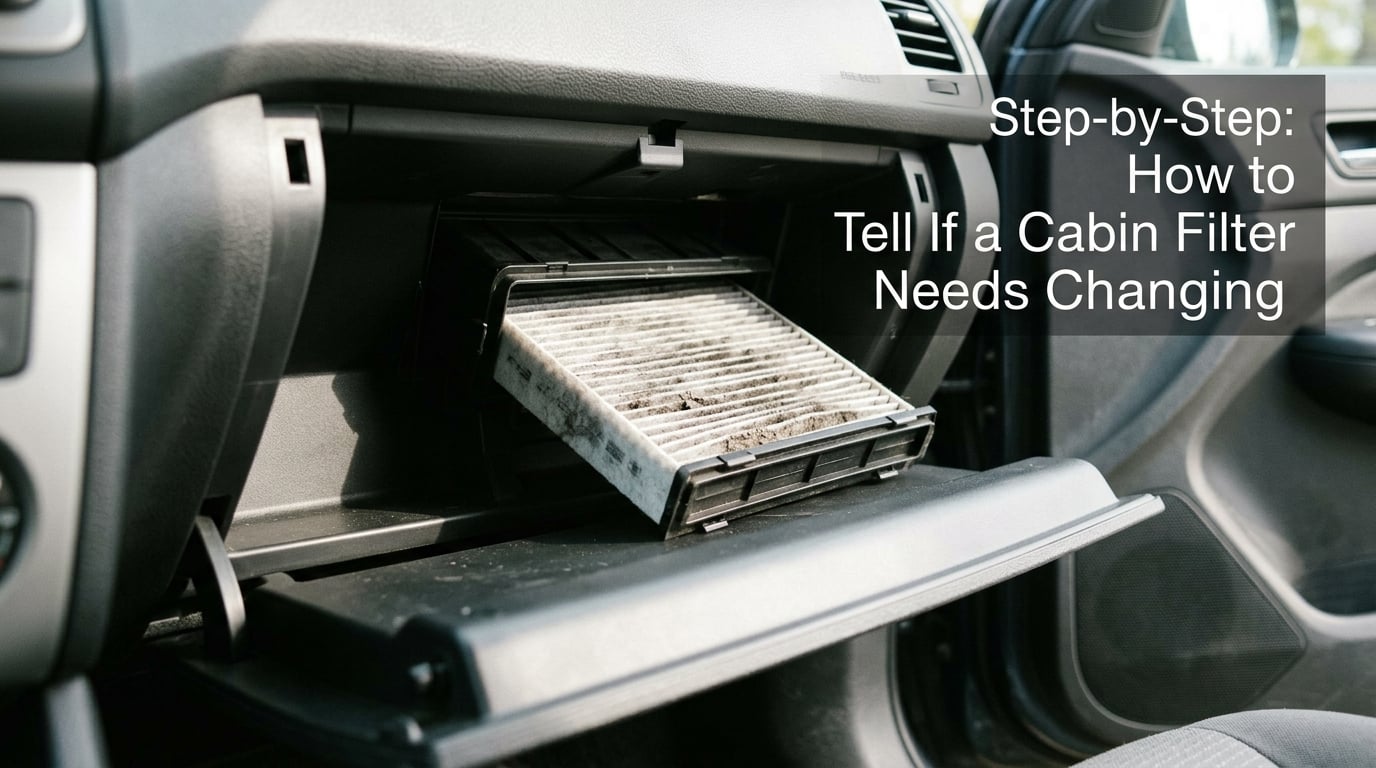 Step-by-Step: How to Tell If a Cabin Filter Needs Changing