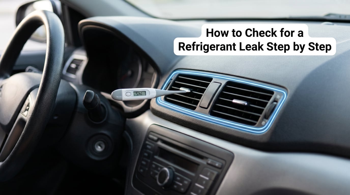 How to Check for a Refrigerant Leak Step by Step