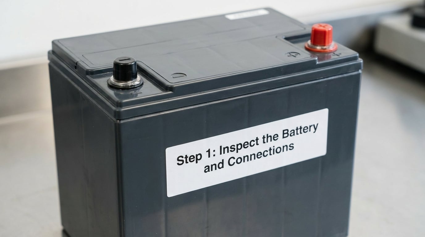 Step 1: Inspect the Battery and Connections