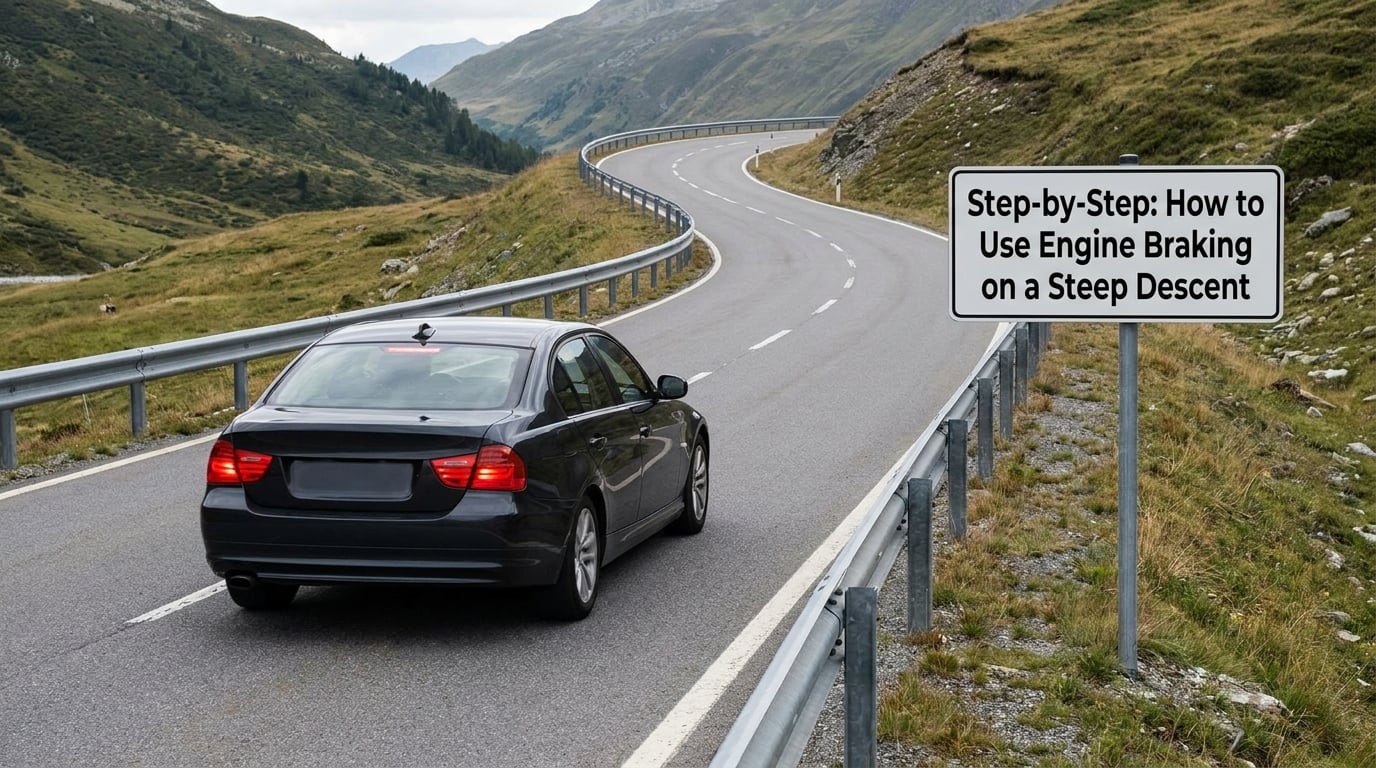Step-by-Step: How to Use Engine Braking on a Steep Descent