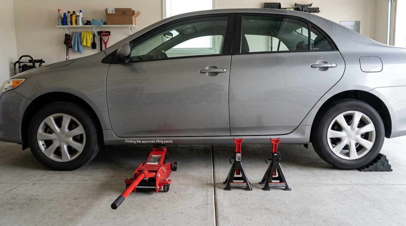 Finding the approved lifting points