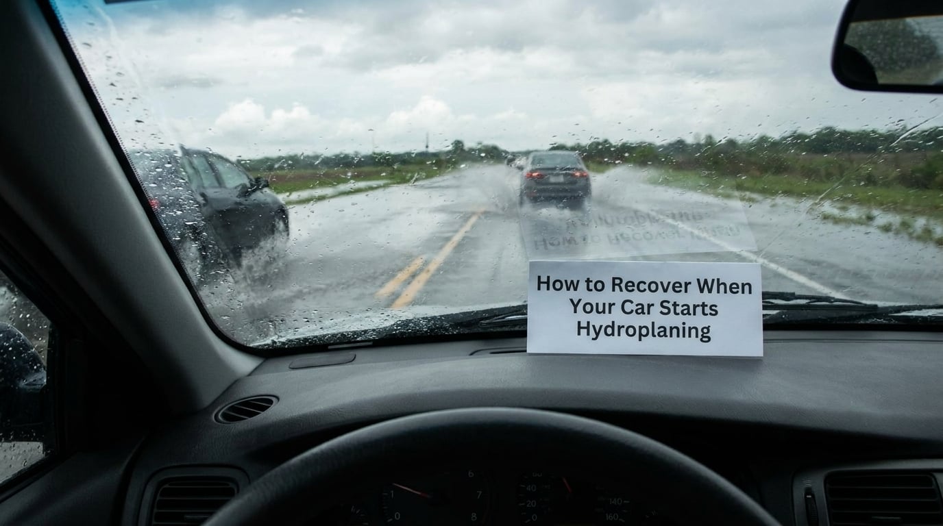 How to Recover When Your Car Starts Hydroplaning