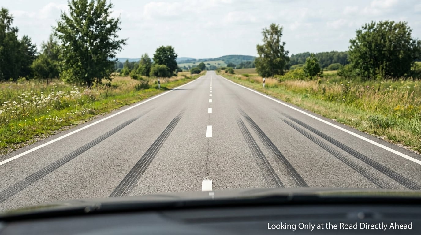 Looking Only at the Road Directly Ahead