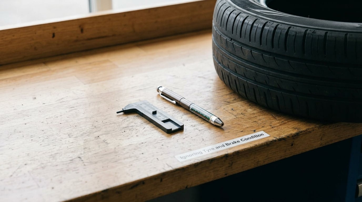 Ignoring Tyre and Brake Condition