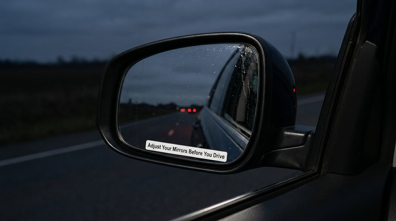 Adjust Your Mirrors Before You Drive