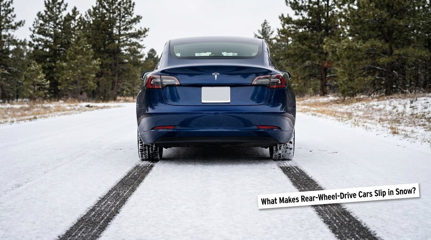 What Makes Rear-Wheel-Drive Cars Slip in Snow?