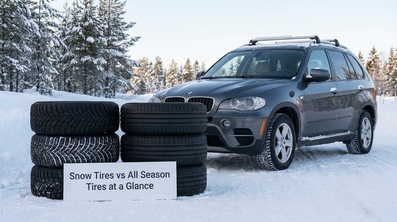 Snow Tires vs All Season Tires at a Glance