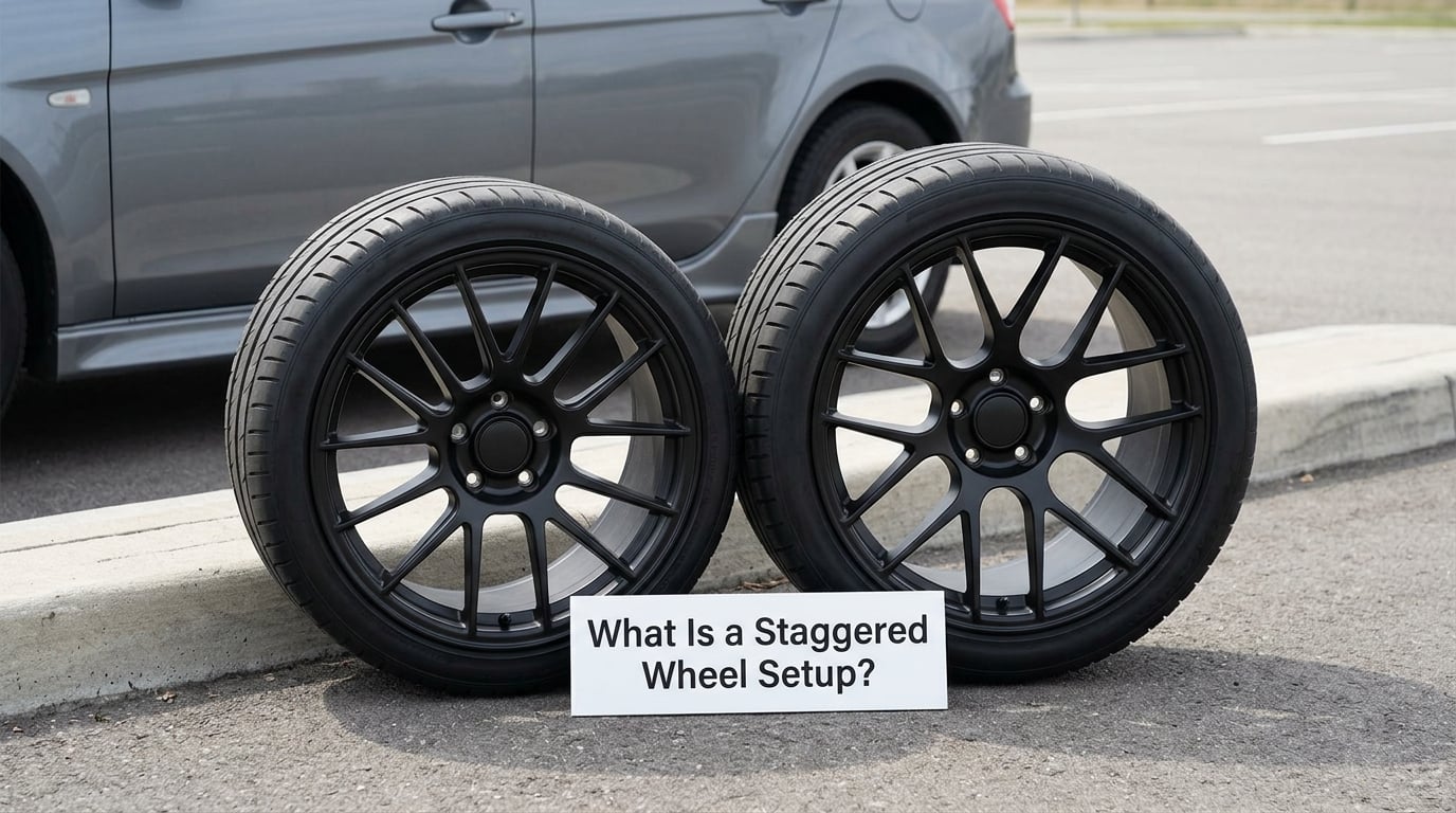 What Is a Staggered Wheel Setup?