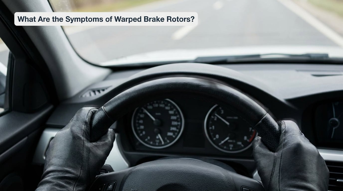What Are the Symptoms of Warped Brake Rotors?