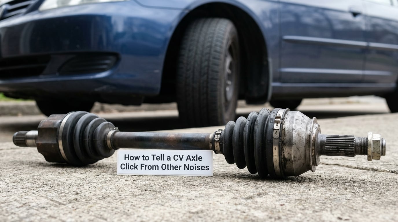How to Tell a CV Axle Click From Other Noises