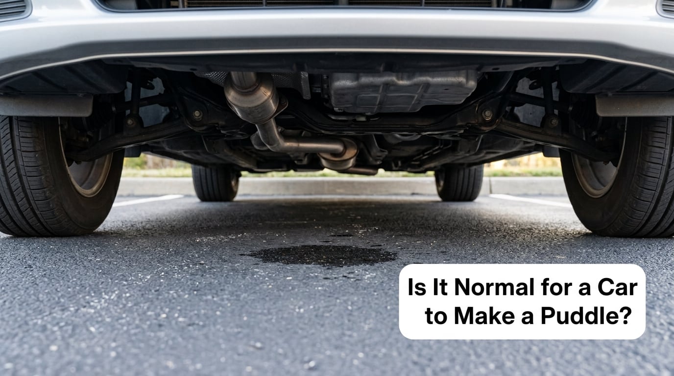 Is It Normal for a Car to Make a Puddle?