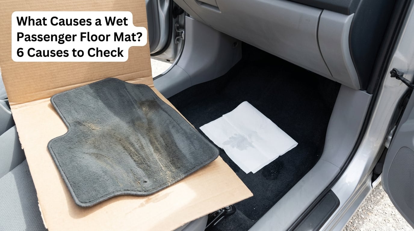 What Causes a Wet Passenger Floor Mat? 6 Causes to Check