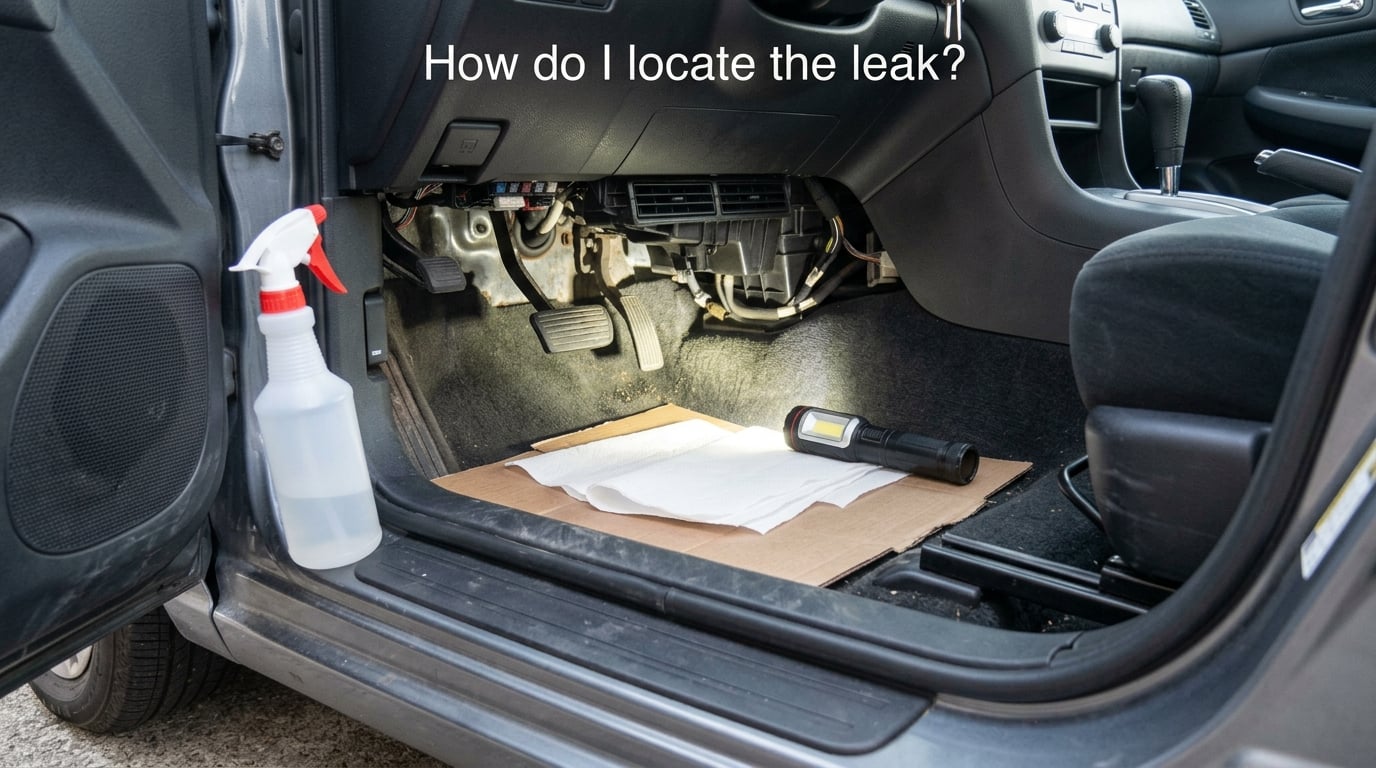 How do I locate the leak?