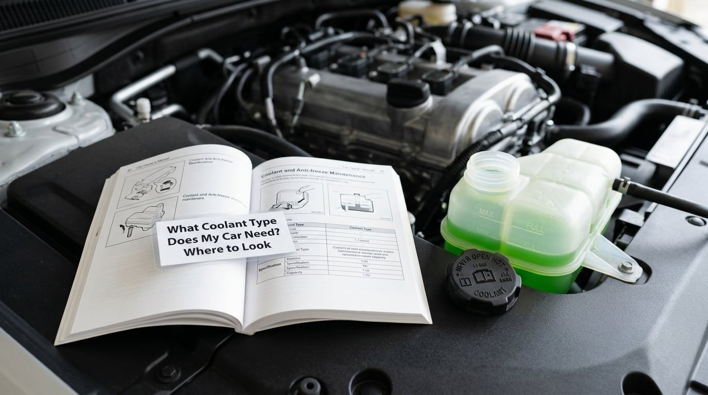 What Coolant Type Does My Car Need? Where to Look
