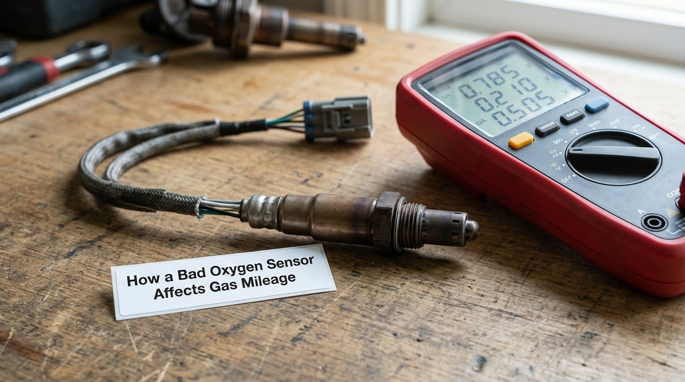 How a Bad Oxygen Sensor Affects Gas Mileage