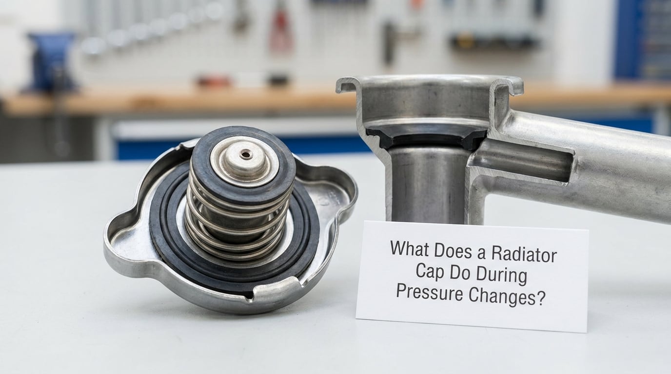 What Does a Radiator Cap Do During Pressure Changes?