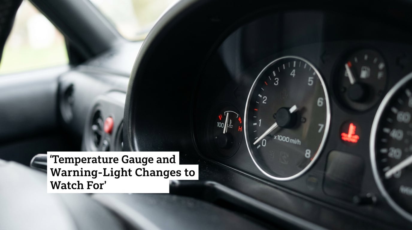 Temperature Gauge and Warning-Light Changes to Watch For
