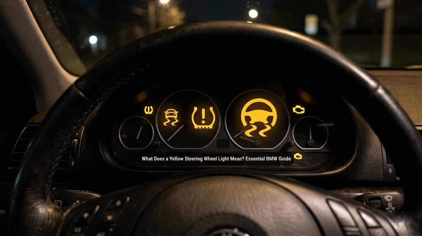 What Does a Yellow Steering Wheel Light Mean? Essential BMW Guide