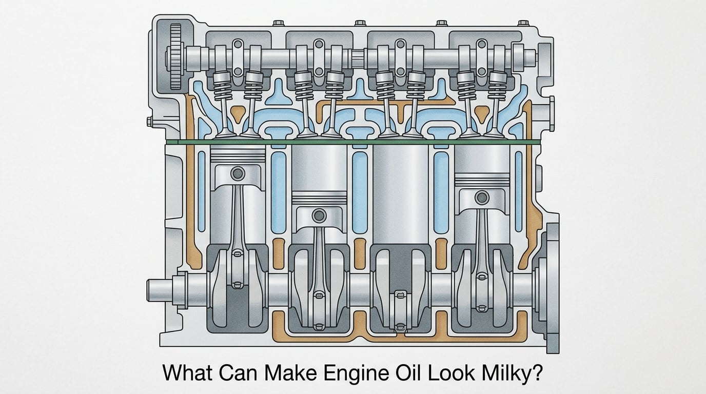 What Can Make Engine Oil Look Milky?
