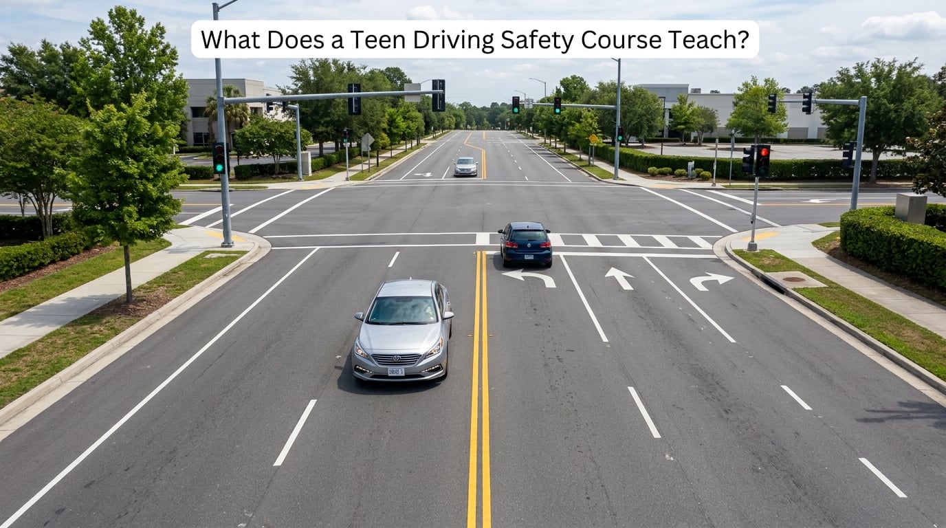 What Does a Teen Driving Safety Course Teach?