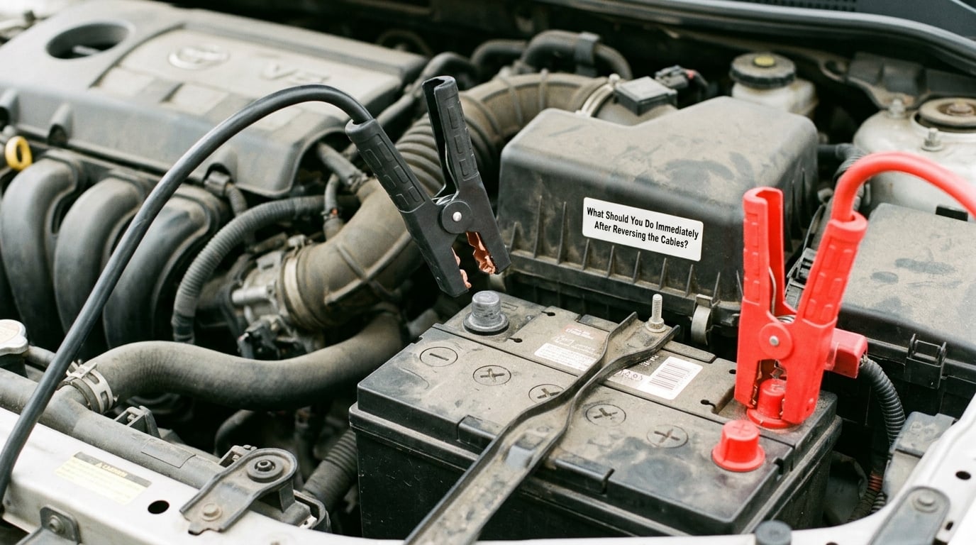 What Should You Do Immediately After Reversing the Cables?