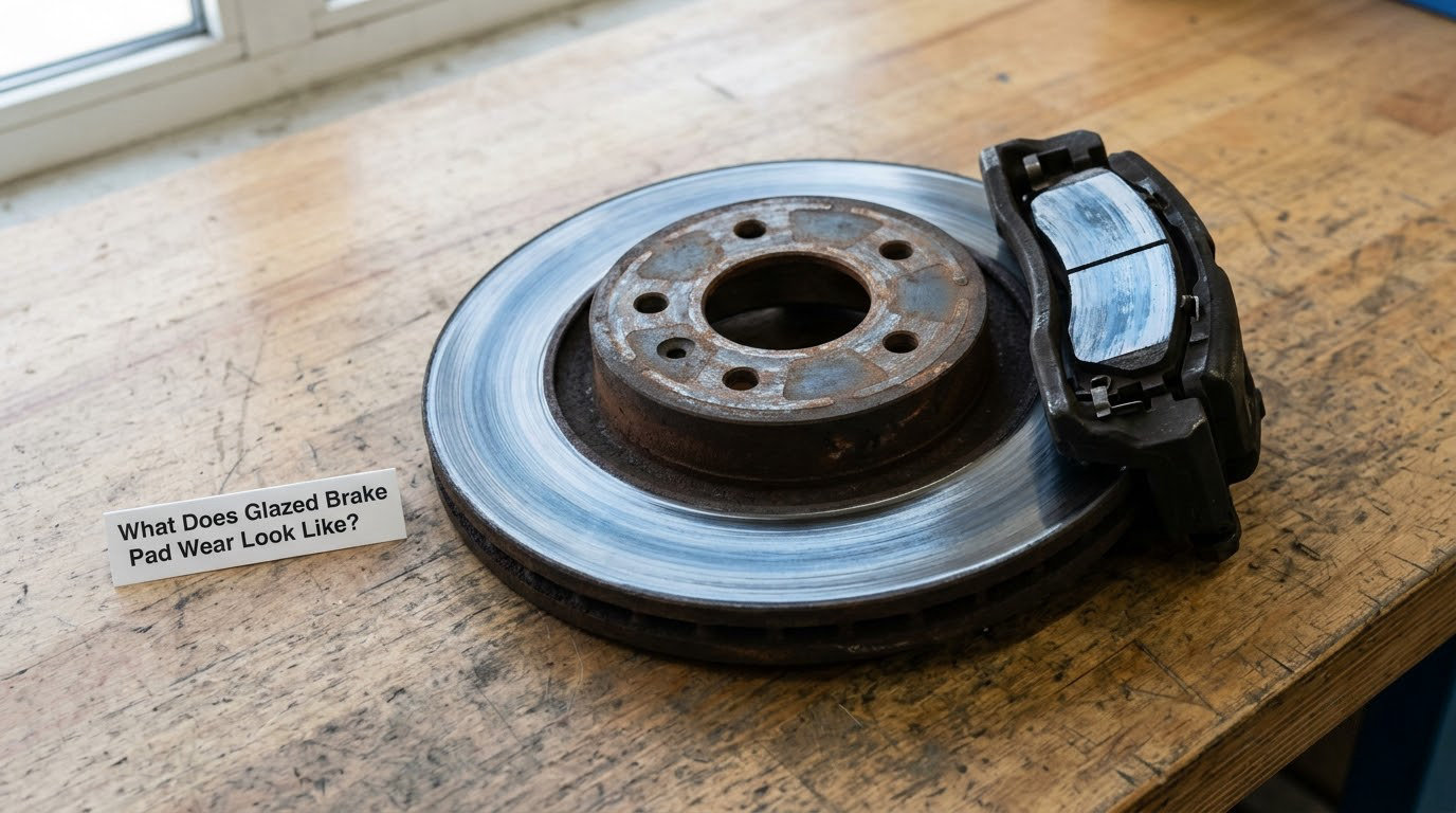 What Does Glazed Brake Pad Wear Look Like?