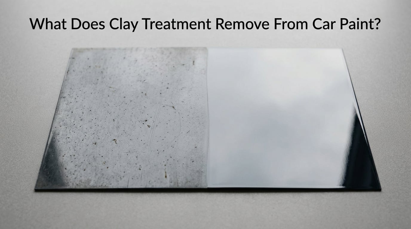 What Does Clay Treatment Remove From Car Paint?