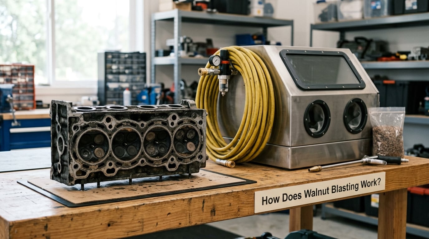 How Does Walnut Blasting Work?