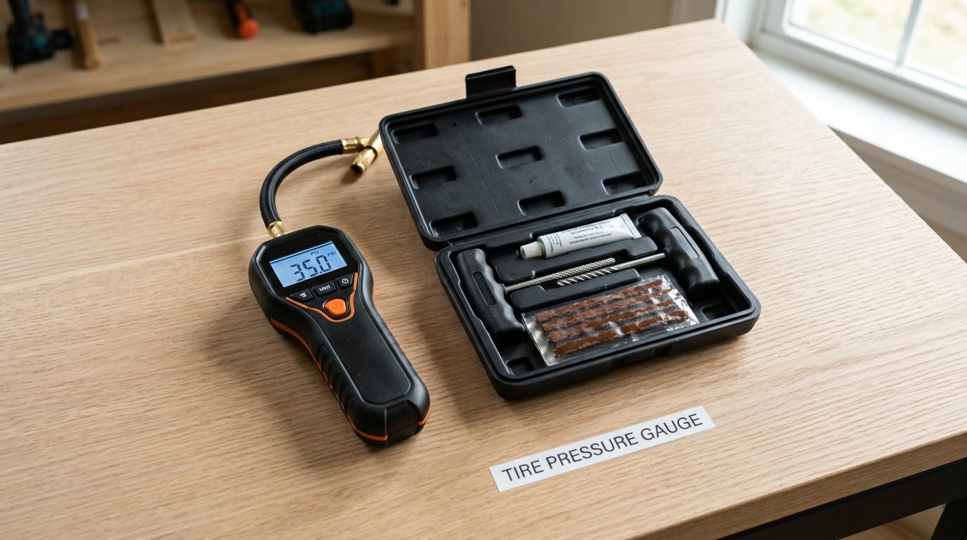 Tire Pressure Gauge and Tire-Safety Supplies