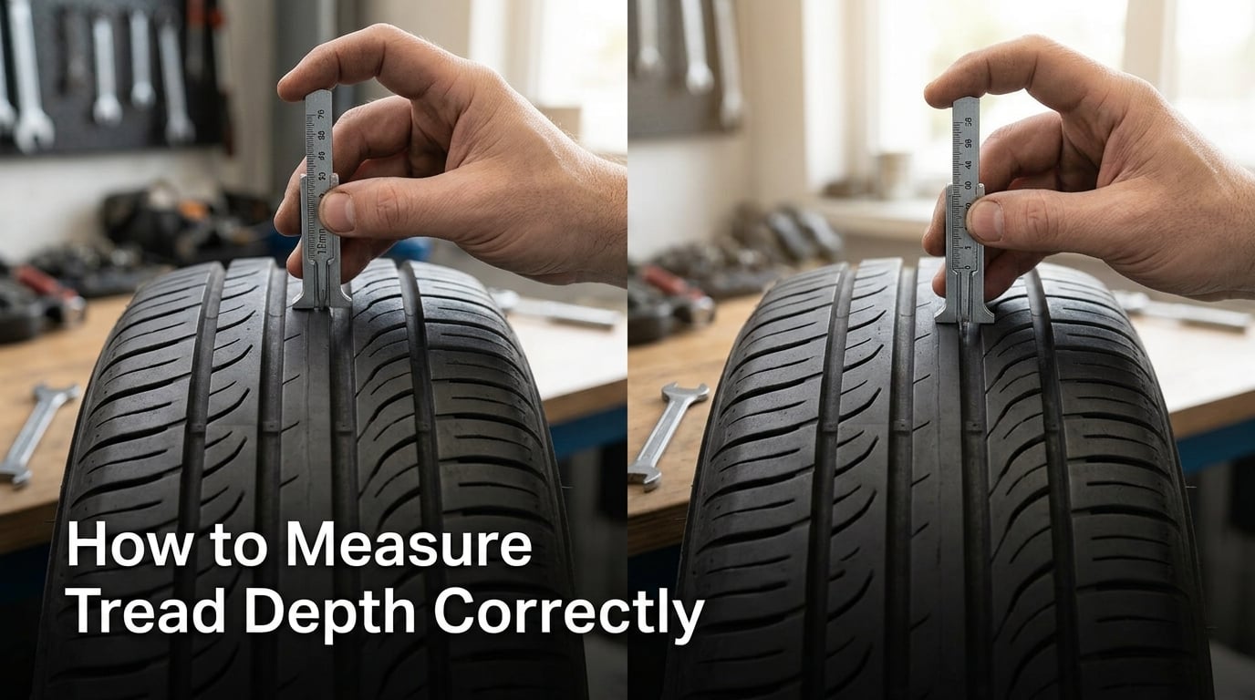 How to Measure Tread Depth Correctly
