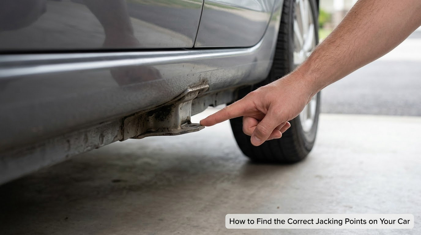 How to Find the Correct Jacking Points on Your Car