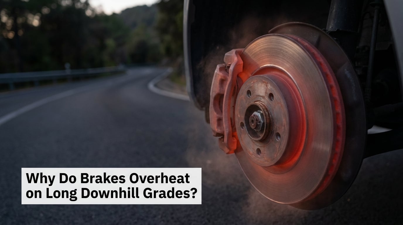 Why Do Brakes Overheat on Long Downhill Grades?
