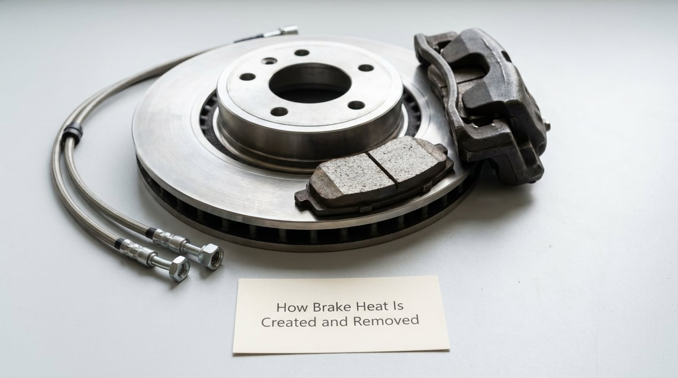 How Brake Heat Is Created and Removed