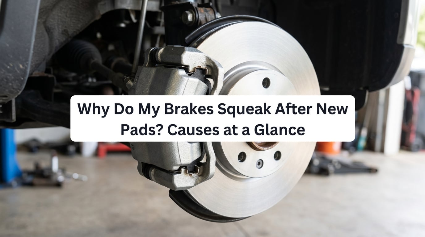 Why Do My Brakes Squeak After New Pads? Causes at a Glance