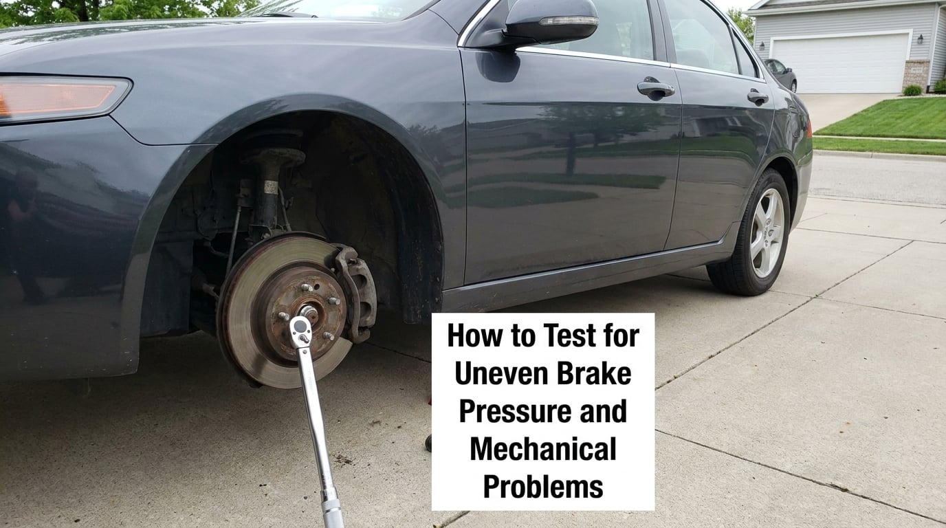 How to Test for Uneven Brake Pressure and Mechanical Problems