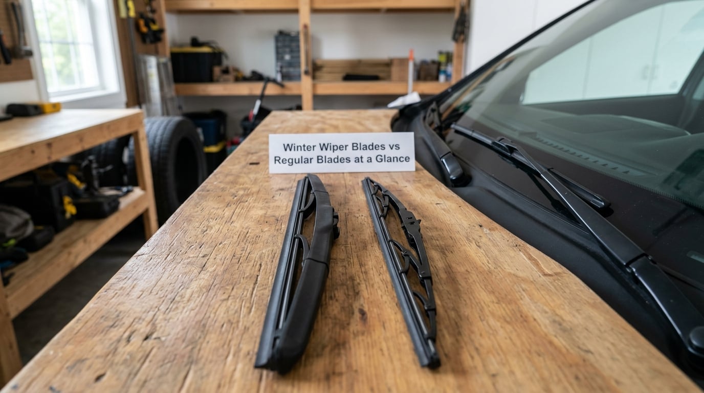 Winter Wiper Blades vs Regular Blades at a Glance