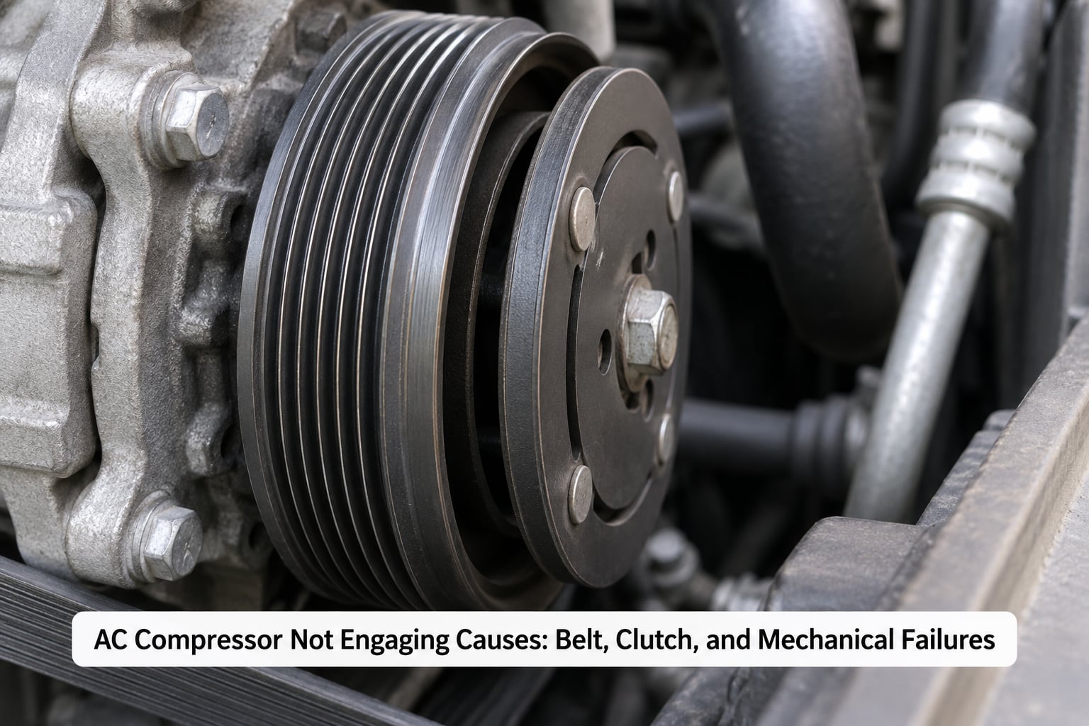 AC Compressor Not Engaging Causes: Belt, Clutch, and Mechanical Failures