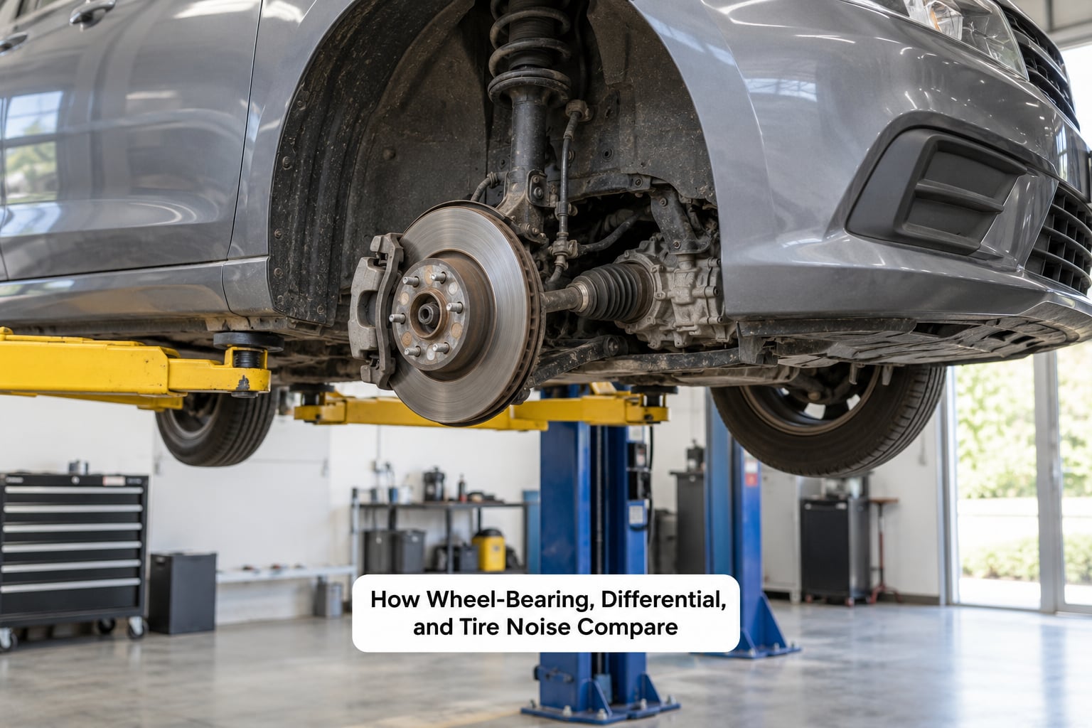 How Wheel-Bearing, Differential, and Tire Noise Compare