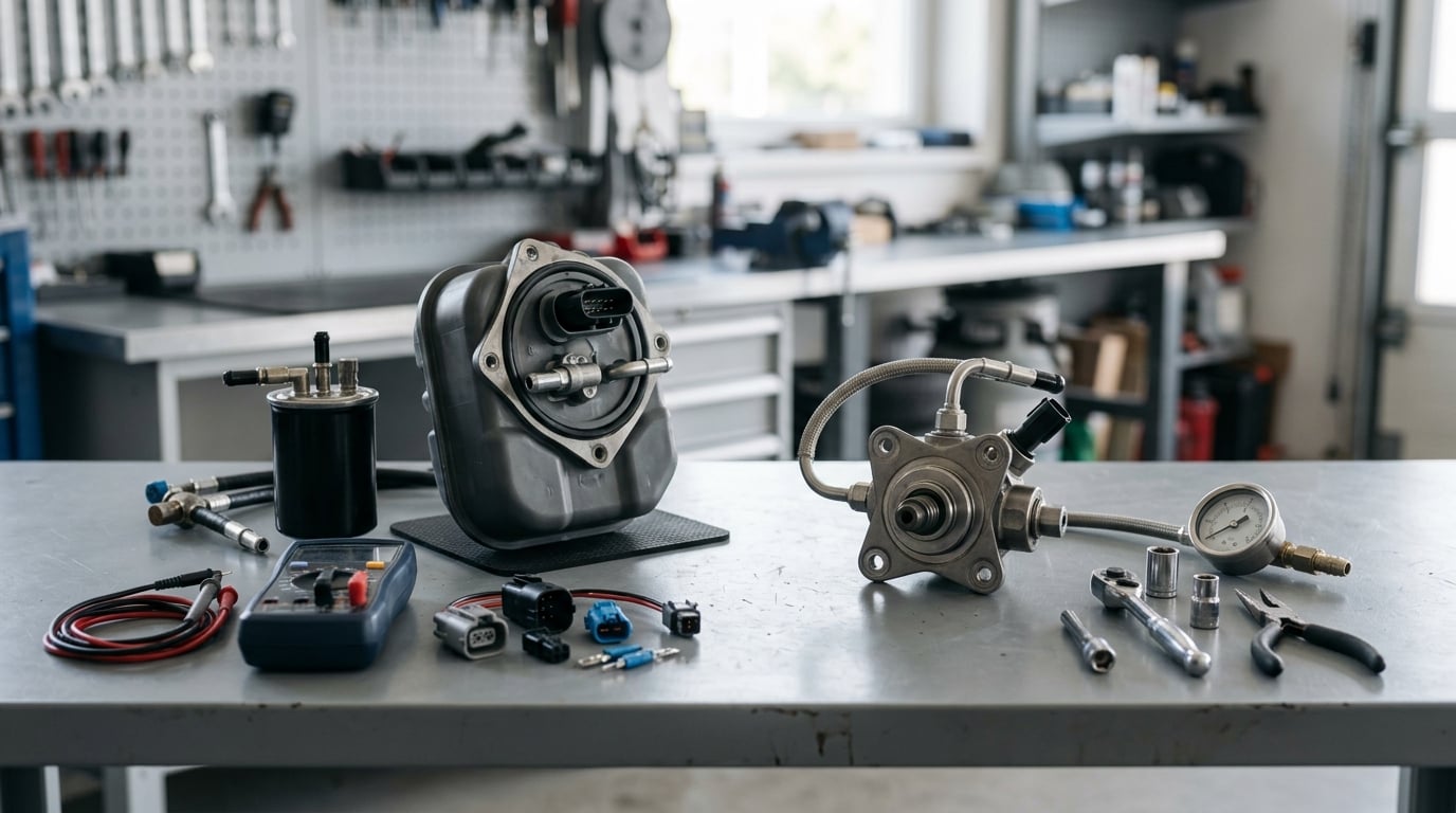 bmw fuel pump failure symptoms