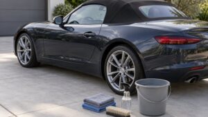 how to clean a convertible top